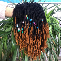 10" Braided Wigs Afro Bob Wig Synthetic Dreadlock Wigs Short Curly - Free Delivery Worldwide only at Flexi Africa