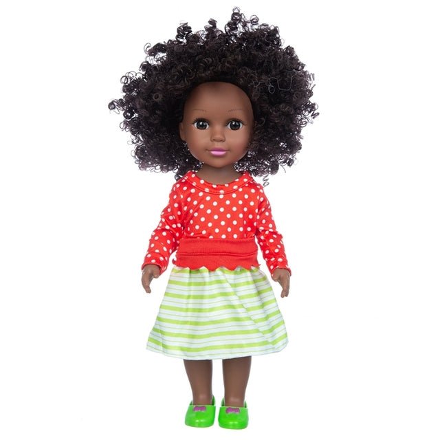 1PC African Black Baby Toy - 35cm Rubber Multi Style Explosion Head Baby Doll in Black Skin - Flexi Africa Worldwide Postage