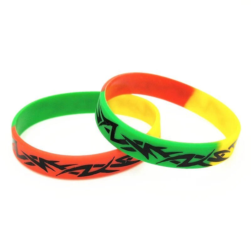 3PCS Fashion Ghana 20cm Silicone Bracelet & Bangles - Free Delivery Worldwide only at Flexi Africa