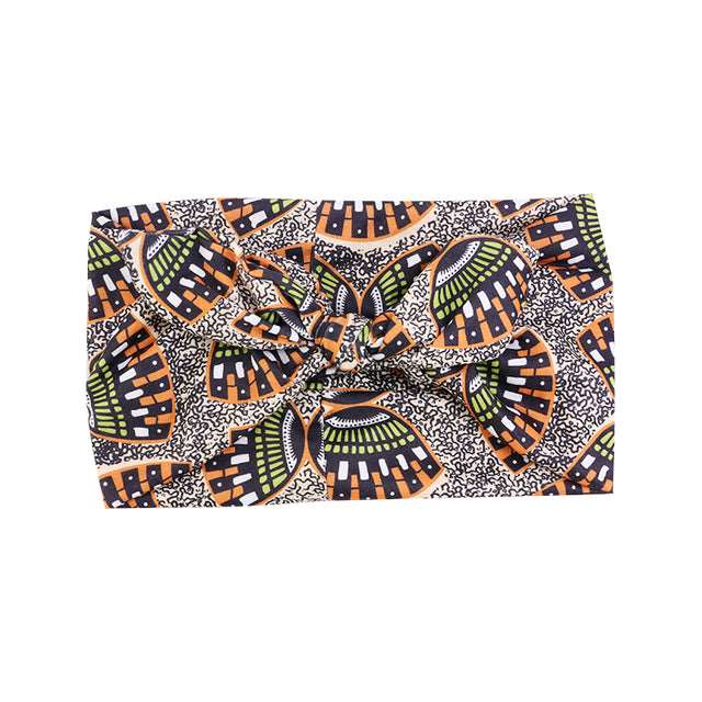 African Print Stretch Bandana Head Wrap Floral Ankara Dashiki Women - Free Delivery Worldwide only at Flexi Africa