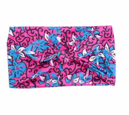 African Print Stretch Bandana Head Wrap Floral Ankara Dashiki Women - Flexi Africa - Flexi Africa offers Free Delivery Worldwide - Vibrant African traditional clothing showcasing bold prints and intricate designs