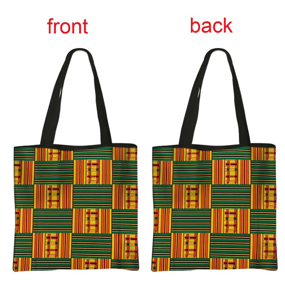 African Women's Style Handbag: Traditional Printed Top-Handle and Shoulder Tote Bags for Females - Flexi Africa - Flexi Africa offers Free Delivery Worldwide - Vibrant African traditional clothing showcasing bold prints and intricate designs