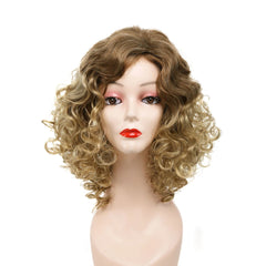 Amir Synthetic Wig Afro Curly Hair Wigs Brown Short Kinky Curly Fluffy Blond Wigs - Free Delivery Worldwide only at Flexi Africa