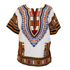 Authentic African Dashiki Printed T-Shirts for Men - Flexi Africa -Offers Free Delivery Worldwide - www.flexiafrica.com