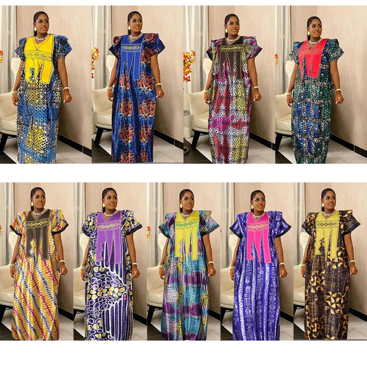 Elegant African Fashion: Women's Abayas, Boubou, and Dashiki Outfits for Evening Wear - Free Delivery Worldwide only at Flexi Africa