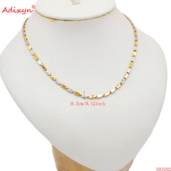 Gold/Silver Color Choker Necklaces for Women and Men – African - Inspired Chain Jewelry - Free Delivery Worldwide only at Flexi Africa