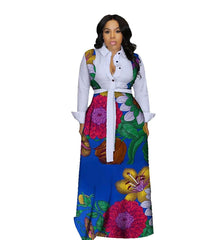 Multicolored African Dresses for Women in New Muslim Fashion - Abayas, Dashikis, Kaftans, and Long Maxi Dresses - Flexi Africa - Flexi Africa offers Free Delivery Worldwide - Vibrant African traditional clothing showcasing bold prints and intricate designs