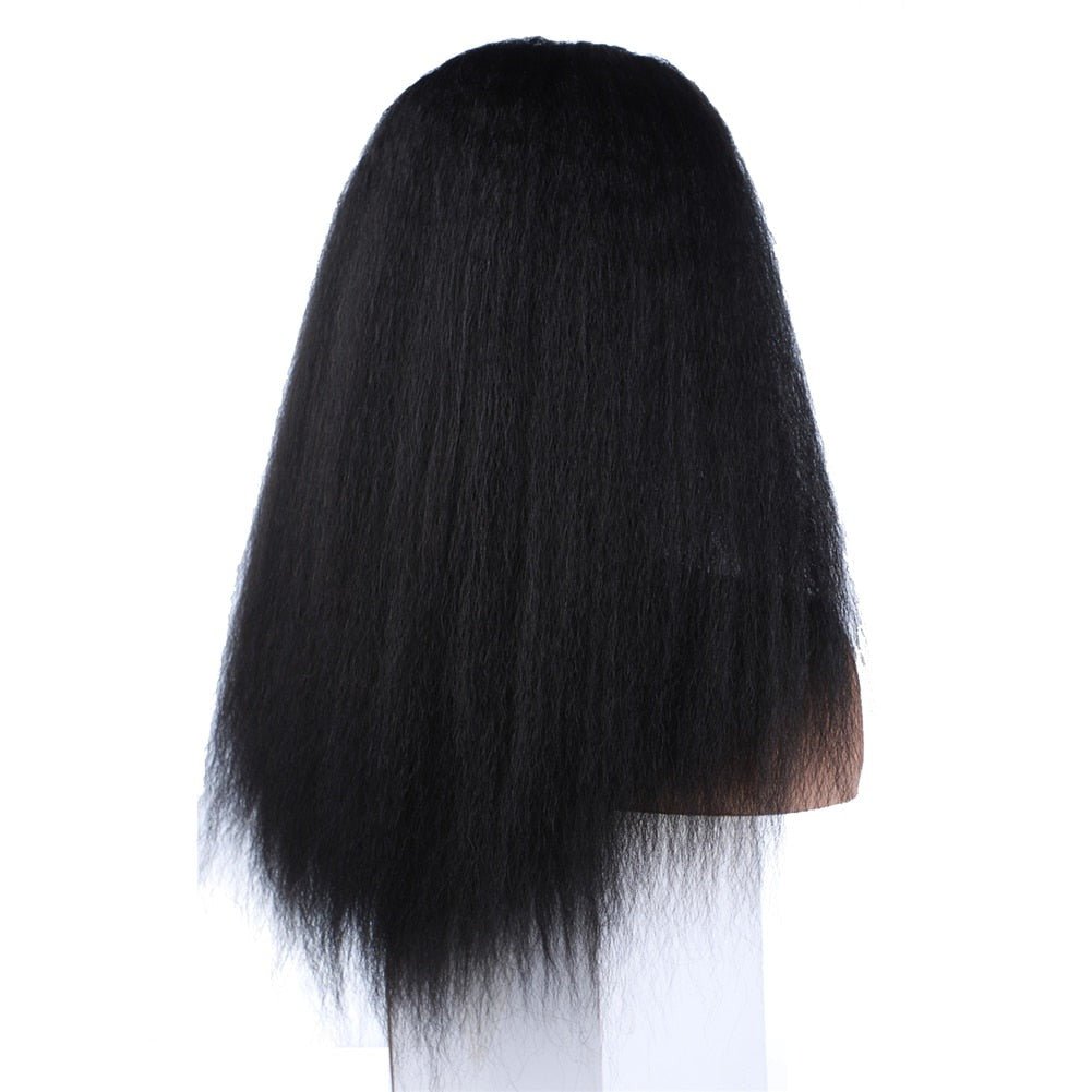 Natural Black U - Part Wig Heat Resistant Synthetic Hair 16 - 22" - Free Delivery Worldwide only at Flexi Africa