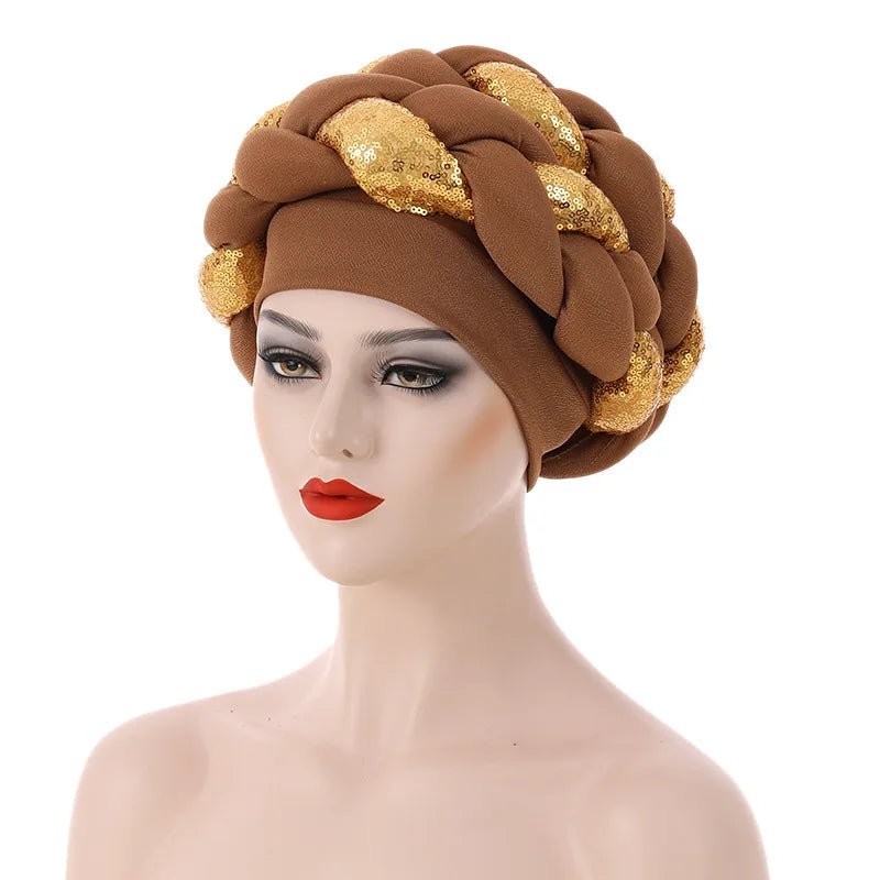 Stylish Auto Gele Bonnet Hat: Elevate Your Look with Nigerian Headwear for Women - Flexi Africa - FREE INTERNATIONAL POST