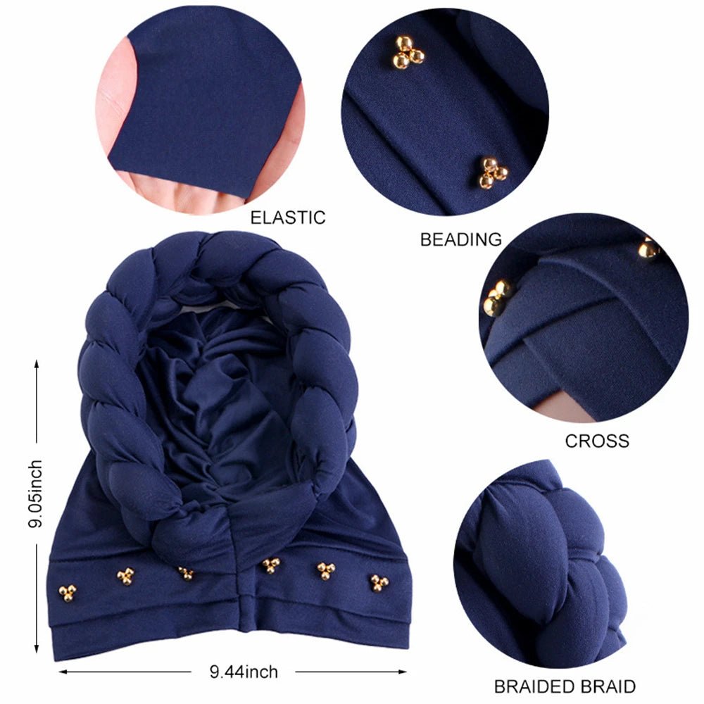 Stylish Auto Gele Bonnet Hat: Elevate Your Look with Nigerian Headwear for Women - Flexi Africa - FREE INTERNATIONAL POST